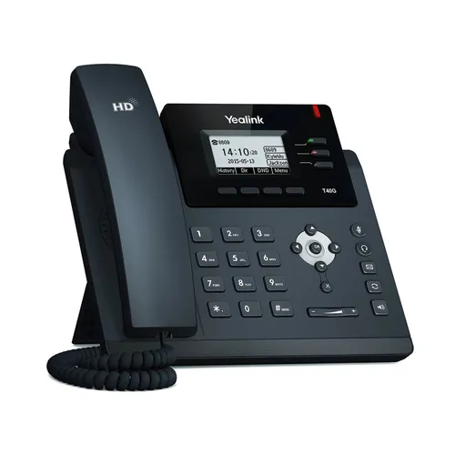 Yealink SIP-T40G | VoIP Phone | 2x RJ45 1000Mb/s, screen, PoE 0