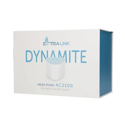 Extralink Dynamite C21 | Mesh Erweiterungsmodul | AC2100, MU-MIMO, Home Mesh WiFi System Ilość portów Ethernet LAN (RJ-45)3