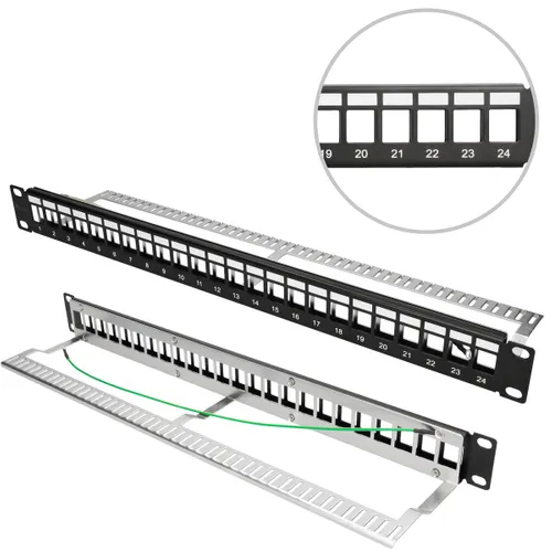 Extralink 24 Port STP | Patchpanel | Modular Patchpanel - ilość portów24