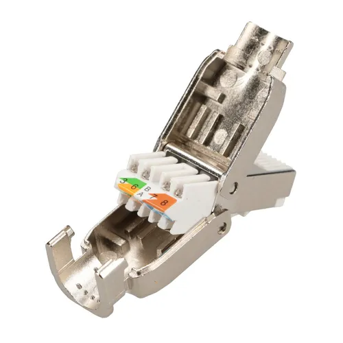 Extralink CAT6A RJ45 | Wtyk RJ45 | beznarzędziowy montaż MateriałyMetal