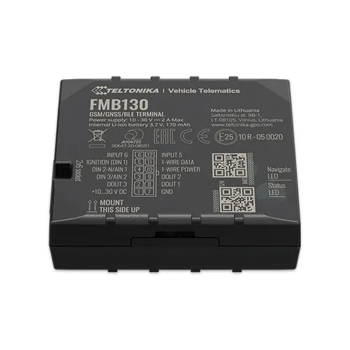 Teltonika FMB130 | Lokátor GPRS/GNSS | GSM, GPS, GLONASS, GALILEO, BEIDOU, QZSS, AGPS 2