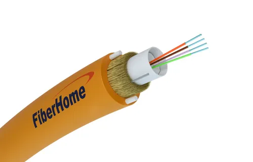 Cable de fibra óptica directamente enterrado 4F | DAC Z-XOTKTCD, monomodo, 4J, G652D, 1,2kN, 5,3mm | Fiberhome Kabel do montażuNa zewnątrz budynków