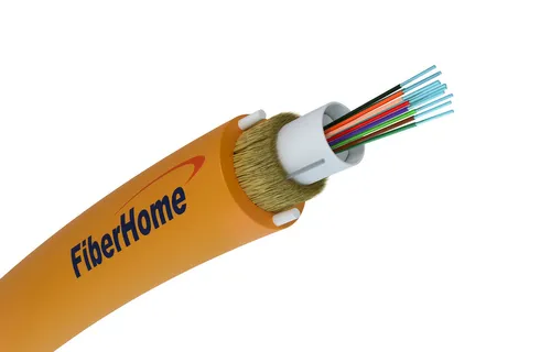 Zemní optický kabel 12F | DAC Z-XOTKTCD, jednomodový, 12J, G652D, 1,2kN, 5.3mm | Fiberhome Kabel do montażuNa zewnątrz budynków