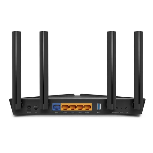 TP-Link Archer AX50 | Roteador Wi-Fi | WiFi6, AX3000, banda dupla, 5x RJ45 1000Mb/s Ilość portów LAN4x [10/100/1000M (RJ45)]
