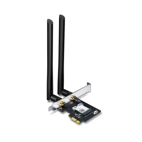 TP-Link Archer T5E | Scheda di rete Wi-Fi | PCI Express, AC1200, Dual-Band, Bluetooth 4.2 AntenaTak