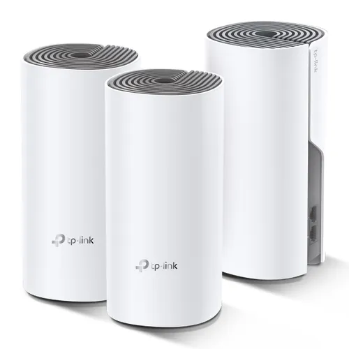 TP-Link Deco E4 3-Pack | Router WiFi | AC1200, Dual Band, Mesh, RJ45 100Mb/s Częstotliwość Wi-FiDual-band (2.4 GHz/5 GHz)