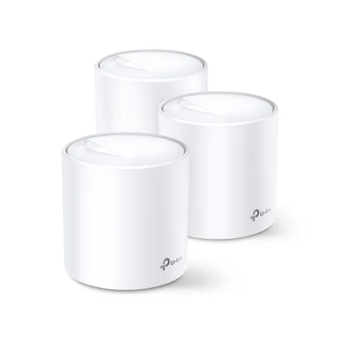 TP-Link Deco X20 3-Pack | Roteador Wi-Fi | Mesh, AX1800, Dual Band, OFDMA, MU-MIMO, 2x RJ45 1000Mb/s BeamFormingTak
