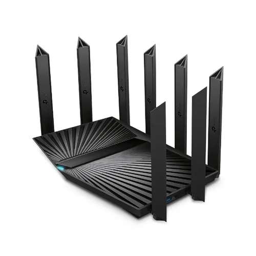 TP-Link Archer AX90 | WiFi Роутер | WiFi6, AX6600, Dual Band, 4x RJ45 1000Mb/s, 1x RJ45 2.5Gb/s Ilość portów LAN3x [10/100/1000M (RJ45)]
