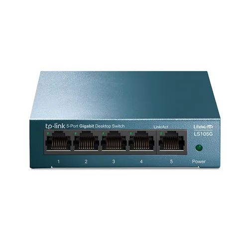 TP-Link LS105G | Ağ Anahtarı | 5x RJ45 1000Mb/s Ilość portów LAN5x [10/100/1000M (RJ45)]
