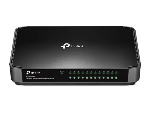 TP-Link TL-SF1024M | Switch | 24x RJ45 100Mb/s, Desktop Ilość portów LAN24x [10/100M (RJ45)]
