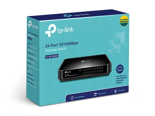 Switch TP-Link TL-SF1024M, 24x RJ45 100Mb/s, Desktop Automatyczne MDI/MDI-XTak
