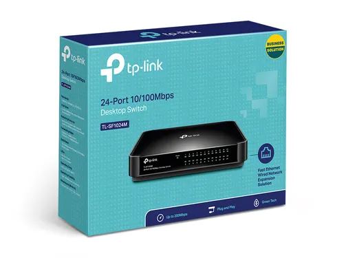 TP-Link TL-SF1024M | Switch | 24x RJ45 100Mb/s, Desktop Automatyczne MDI/MDI-XTak