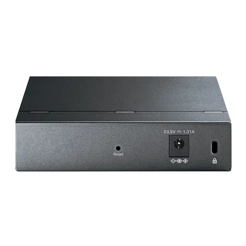 TP-Link TL-SG105PE Switch, 5x RJ45 1000Mb/s, 4x PoE+, 65W, Masaüstü Ilość portów PoE4x [802.3af/at (1G)]
