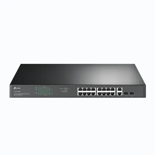 TP-Link TL-SG1218MP Anahtar, 18x RJ45 1000Mb/s, 16x PoE+, 250W Ilość portów LAN18x [10/100/1000M (RJ45)]