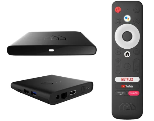 Casella Homatic Q | Box TV Android | 4K Ultra HD Wi-Fi Bluetooth HDMI Typ urządzeniaPrzystawka do telewizora