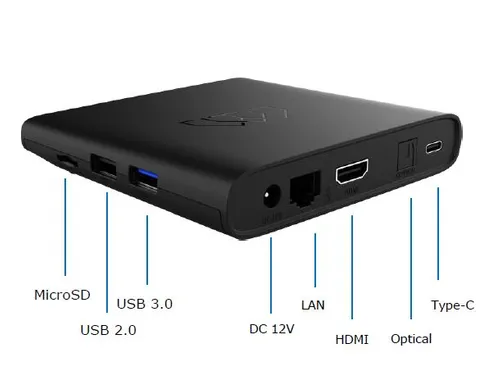 Casella Homatic Q | Box TV Android | 4K Ultra HD Wi-Fi Bluetooth HDMI 3
