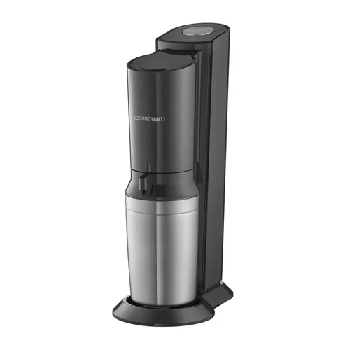 SODASTREAM SODA MAKER CRYSTAL BLACK INCL. 1 GLASBOTTLE Butla saturatora dołączonaTak
