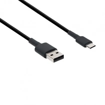 Xiaomi Mi Braided USB Type-C Cable Black | Cabo USB | 100cm, SJV4109GL Ilość na paczkę1