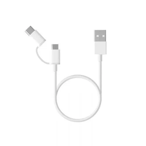 Xiaomi Mi 2-in-1 USB Cable Micro USB + USB Type-C | Cavo USB | 100 cm, SJV4082TY Adapter złączaTak