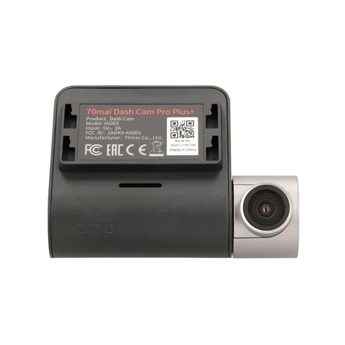 70mai Dash Cam Pro Plus+ Set (A500S+RC06) | Rejestrator samochodowy | Rozdzielczość 2.7K, GPS, WiFi GPSTak