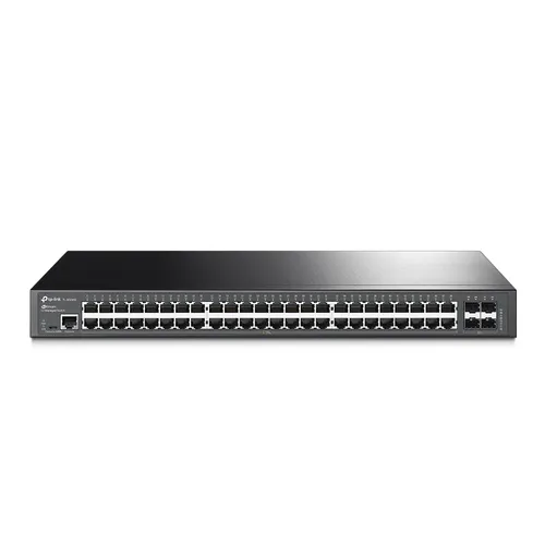 TP-Link TL-SG3452 Anahtar, JetStream, 48x RJ45 1000Mb/s, 4x SFP, L2, Yönetilen Ilość portów LAN48x [10/100/1000M (RJ45)]
