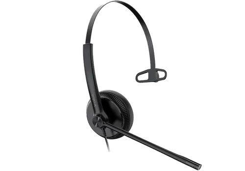 Yealink YHS34 Mono | Headset | 1x RJ9 Budowa słuchawekSupra fonetyczny