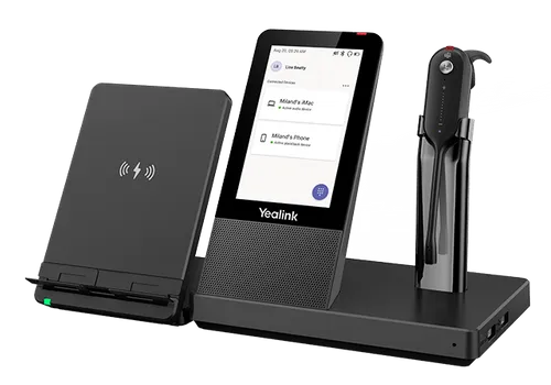 Yealink WH67 | Bezprzewodowy zestaw słuchawkowy | Ekran dotykowy LCD AkumulatorekTak