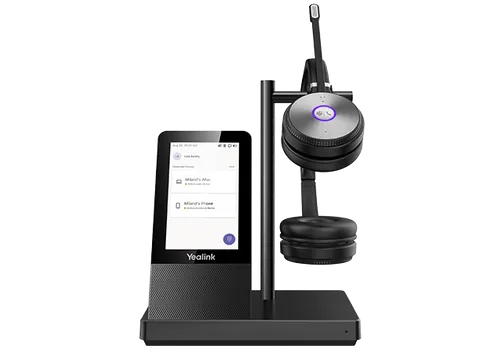 Yealink WH66 Dual | Wireless headset | LCD touchscreen Budowa słuchawekSupra fonetyczny