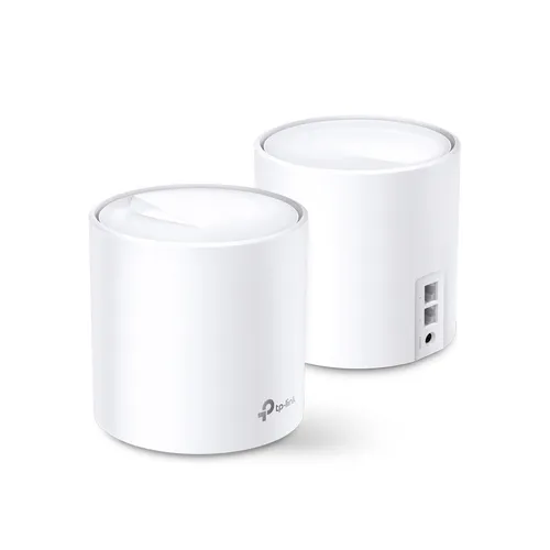 TP-Link Deco X20 2-Pack | Roteador Wi-Fi | Mesh, AX1800, Dual Band, OFDMA, MU-MIMO, 2x RJ45 1000Mb/s 4GNie