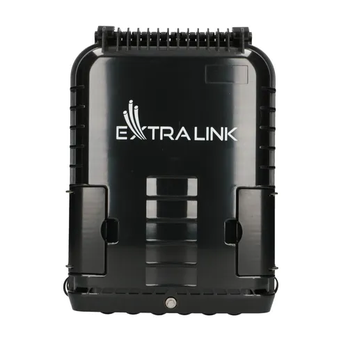 Extralink Jennifer | Caja de fibra óptica | 16 soldaduras, negro, con conector Kolor produktuCzarny