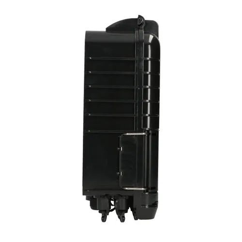Extralink Jennifer | Caja de fibra óptica | 16 soldaduras, negro, con conector Liczba obsługiwanych włókien (maks.)16