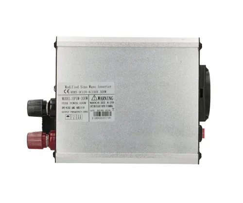 Extralink OPIM-300W | Car voltage converter | 12V, 300W modified sinus Kolor produktuMetaliczny