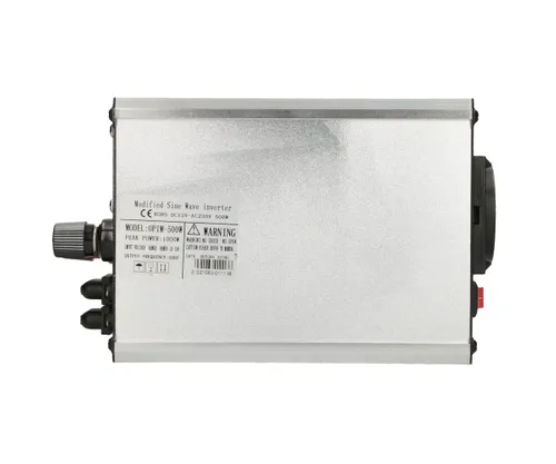 Extralink OPIM-500W | Convertitore di tensione | 12V, 500W onda sinusoidale modificata Kolor produktuAluminium