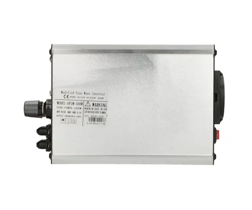 Extralink OPIM-500W | Car voltage converter | 12V, 500W modified sinus Kolor produktuAluminium