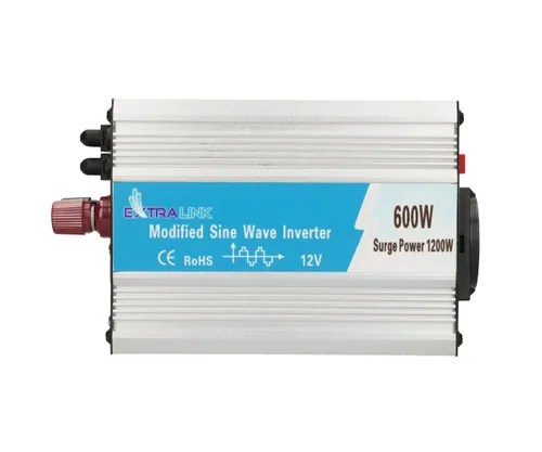 Extralink OPIM-600W | Měnič napětí | automobilový 12V, 600W modifikovaný sinus Ilość na paczkę1
