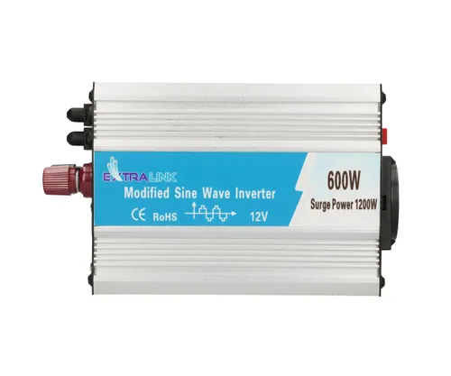 Extralink OPIM-600W | Car voltage converter | 12V, 600W modified sine Ilość na paczkę1