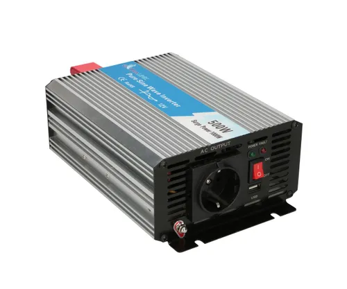 Extralink OPIP-500W | Měnič napětí | automobilový 12V, 500W čistý sinus Diody LEDZasilanie, Status