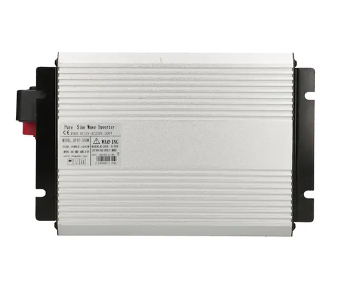 Extralink OPIP-500W | Měnič napětí | automobilový 12V, 500W čistý sinus Kolor produktuAluminium, Czarny, Srebrny