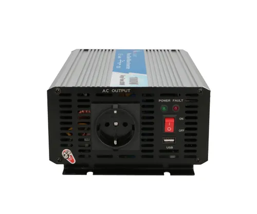 Extralink OPIP-1000W | Voltage converter | 12V - 230W, 1000W, pure sine Kolor produktuAluminium