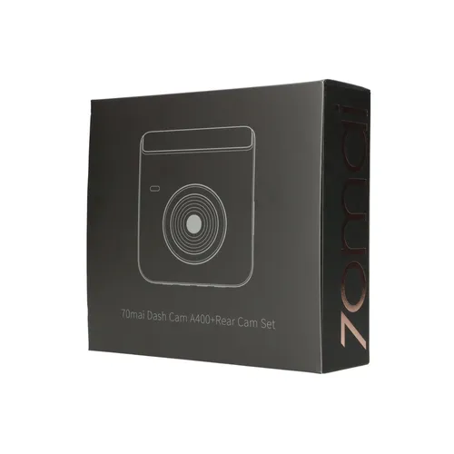 70mai Dash Cam A400 + RC09 Gray | Dash Camera | 1440p + 1080p, GPS, WiFi 8