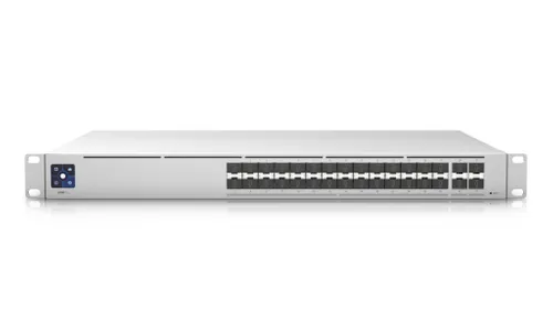 Ubiquiti USW-PRO-Aggregation | Ethernet-switch | UniFi, 28x SFP+, 4x SFP28, SmartPower RPS Ilość portów LAN28x [10G (SFP+)]