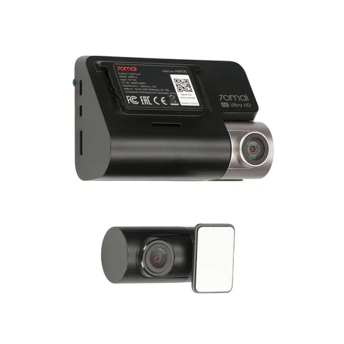 70mai Dash Cam A800S + A800S-1 | Câmera de traço | 4K, GPS, WiFi Długość przekątnej ekranu7,62