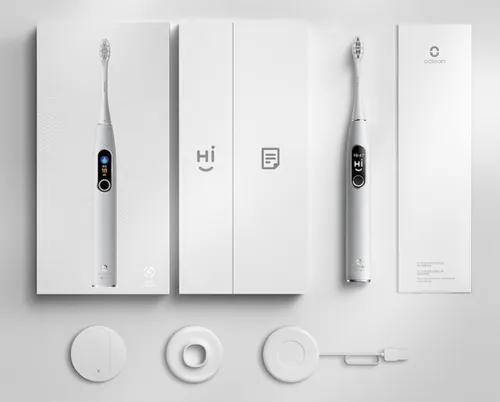 Oclean X Pro Elite Grey | Sonický zubní kartáček | do 42000 RPM, 800mAh 1