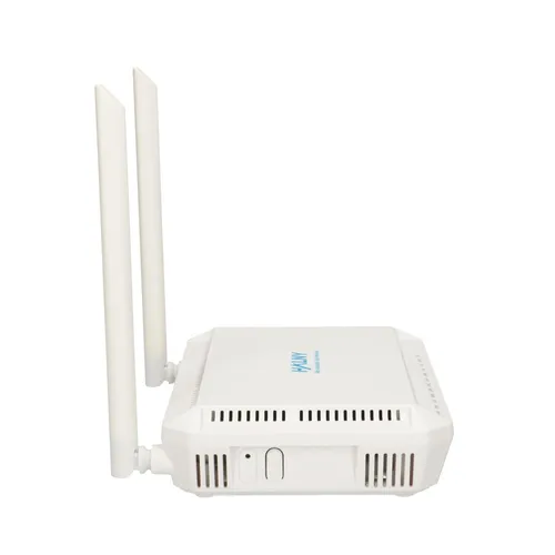 HALNy HL-4GMV4 | ONT | GPON ONT B+ SC/APC, AC Wave2, Dual Band 2x2 MIMO, 4x RJ45 1000Mb/s, 1x RJ11 Standardy sieci bezprzewodowejIEEE 802.11ac