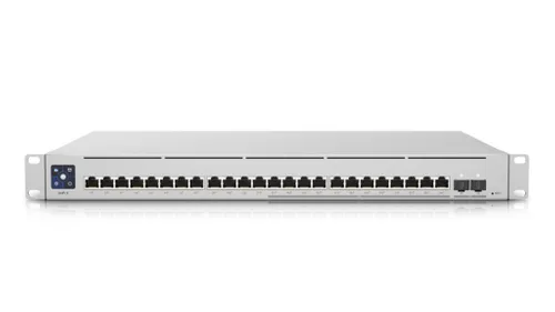 Ubiquiti USW-Enterprise-24-PoE | Ethernet-Switch | 12x RJ45 2.5Gb/s PoE+, 12x RJ45 1000Mb/s PoE+, 2x SFP+, L3, 400W Ilość portów LAN12x [10/100/1000M (RJ45)]
