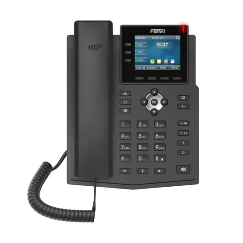 FANVIL X3U - VOIP PHONE WITH IPV6, HD AUDIO, LCD DISPLAY, 10/100/1000 MBPS POE