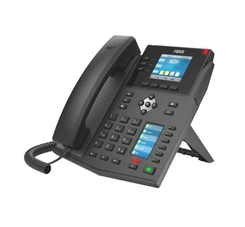 Fanvil X4U | Telefono VoIP | IPV6, audio HD, RJ45 1000 Mb/s PoE, doppio schermo LCD Ekran dotykowyNie