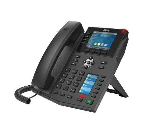 Fanvil X5U | Telefon VoIP | IPV6, HD Audio, RJ45 1000Mb/s PoE, podwójny wyświetlacz LCD Długość przekątnej ekranu8,89