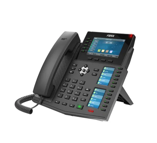 Fanvil X6U | Telefono VoIP | IPV6, audio HD, RJ45 1000 Mb/s PoE, schermo LCD 3x Długość przekątnej ekranu10,9