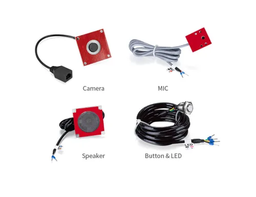 Fanvil PA2-KIT | Accessory package for PA2 | IP camera, speaker, microphone, LED button Czułość odbiornika38